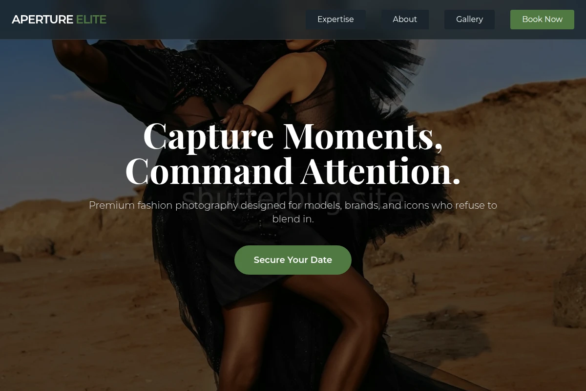 Tripod Fashion Photography